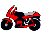 Dibujo Motocicleta pintado por giuli
