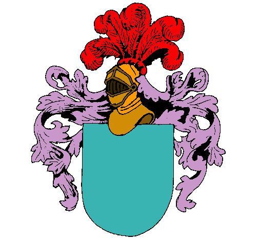 Escudo de armas y casco