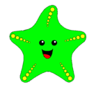 Dibujo Estrella de mar pintado por 123456l