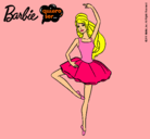 Dibujo Barbie bailarina de ballet pintado por sorai