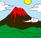 Dibujo Monte Fuji pintado por sabinadele