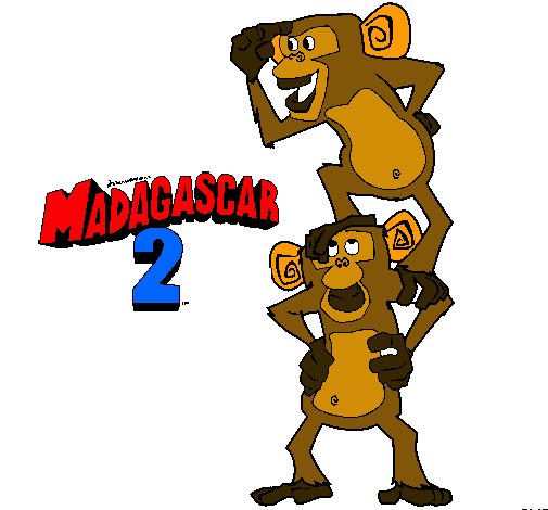 Madagascar 2 Manson y Phil