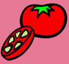 Dibujo Tomate pintado por lucidani