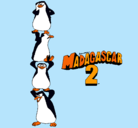 Dibujo Madagascar 2 Pingüinos pintado por BLOGNKHJ