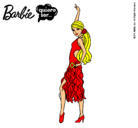 Dibujo Barbie flamenca pintado por jadilla