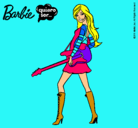 Dibujo Barbie la rockera pintado por AILITA
