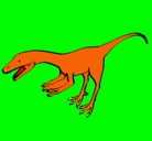 Dibujo Velociraptor II pintado por serjio