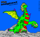 Dibujo Imaginext 9 pintado por julo