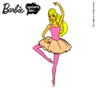 Dibujo Barbie bailarina de ballet pintado por claudia18