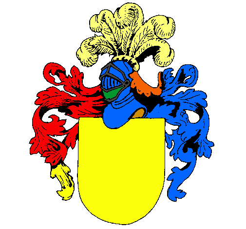 Escudo de armas y casco