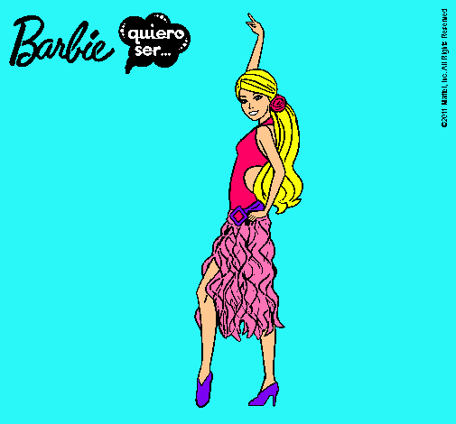 Barbie flamenca