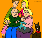 Dibujo Familia pintado por bobstoge