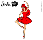 Dibujo Barbie bailarina de ballet pintado por neswor