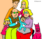 Dibujo Familia pintado por agstinabale