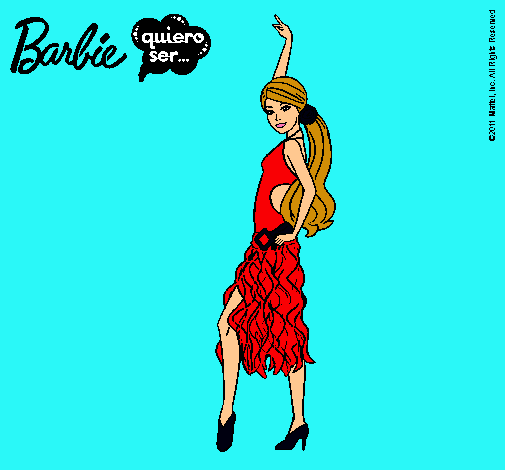 Barbie flamenca