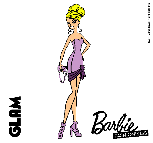 Dibujo Barbie Fashionista 5 pintado por jadilla