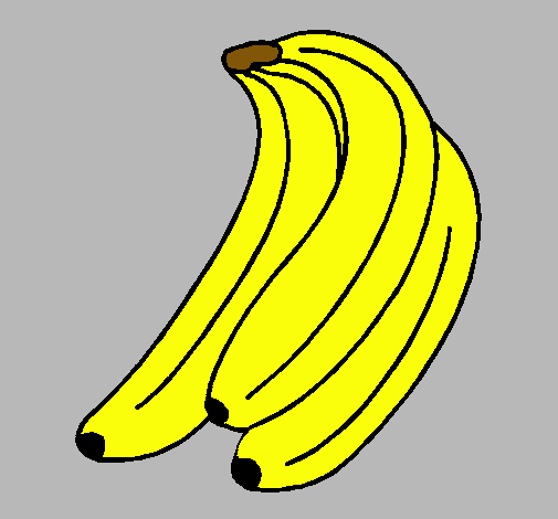 Dibujo Plátanos pintado por Nadia-225
