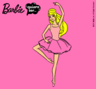 Dibujo Barbie bailarina de ballet pintado por bakery