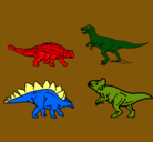 Dibujo Dinosaurios de tierra pintado por danonino