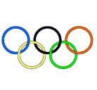 Dibujo Anillas de los juegos olimpícos pintado por trni173