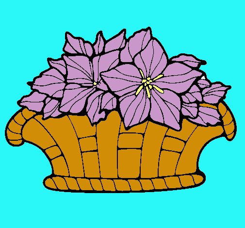 Cesta de flores 8