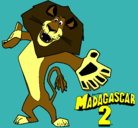 Dibujo Madagascar 2 Alex 2 pintado por josele