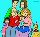 Dibujo Familia pintado por glogary