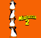 Dibujo Madagascar 2 Pingüinos pintado por lokito