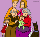 Dibujo Familia pintado por JYGTFR