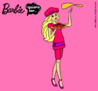 Dibujo Barbie cocinera pintado por Daaf