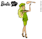 Dibujo Barbie cocinera pintado por cielogpe