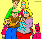 Dibujo Familia pintado por slfia