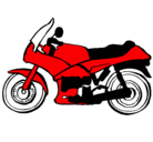 Dibujo Motocicleta pintado por bknb