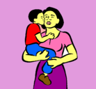 Dibujo Beso maternal pintado por Sol67