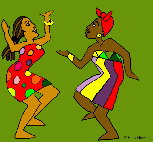 Mujeres bailando