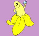 Dibujo Banana pintado por itze