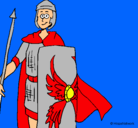 Dibujo Soldado romano II pintado por heymar