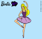 Dibujo Barbie bailarina de ballet pintado por Mirene