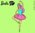 Dibujo Barbie bailarina de ballet pintado por zafiro