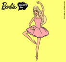 Dibujo Barbie bailarina de ballet pintado por Lilith