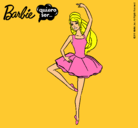 Dibujo Barbie bailarina de ballet pintado por hefhhyh
