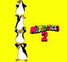 Dibujo Madagascar 2 Pingüinos pintado por ediover