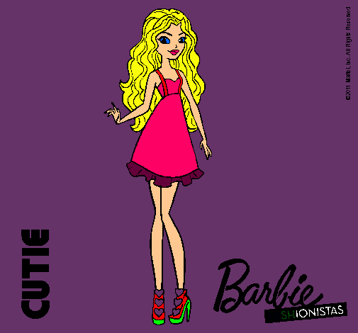 Dibujo Barbie Fashionista 3 pintado por inmanata