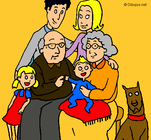 Dibujo Familia pintado por flopigb
