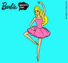 Dibujo Barbie bailarina de ballet pintado por joli