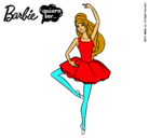 Dibujo Barbie bailarina de ballet pintado por elena08