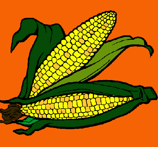 Dibujo Mazorca de maíz pintado por Luchiboom