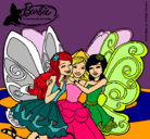 Dibujo Barbie y sus amigas en hadas pintado por MayDulAny
