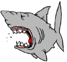 Dibujo Tiburón pintado por camipets