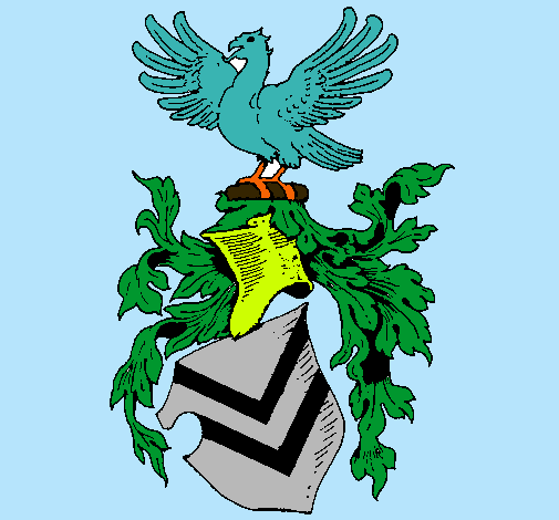 Escudo de armas y aguila 